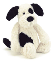 Jellycat Bashful Black & Cream Puppy Small
